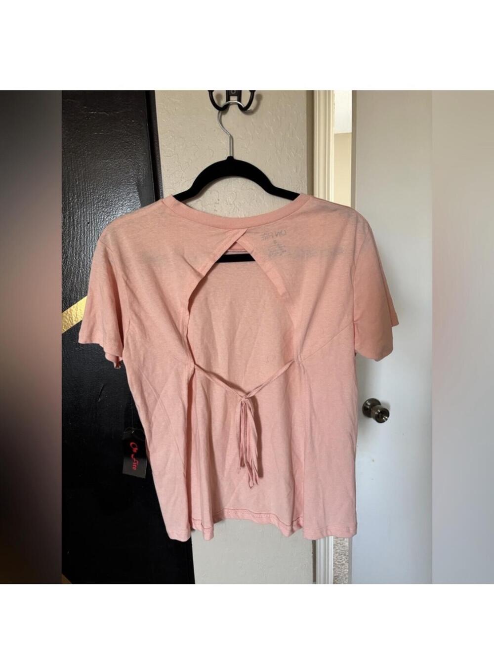 On Fire backless T Shirt
